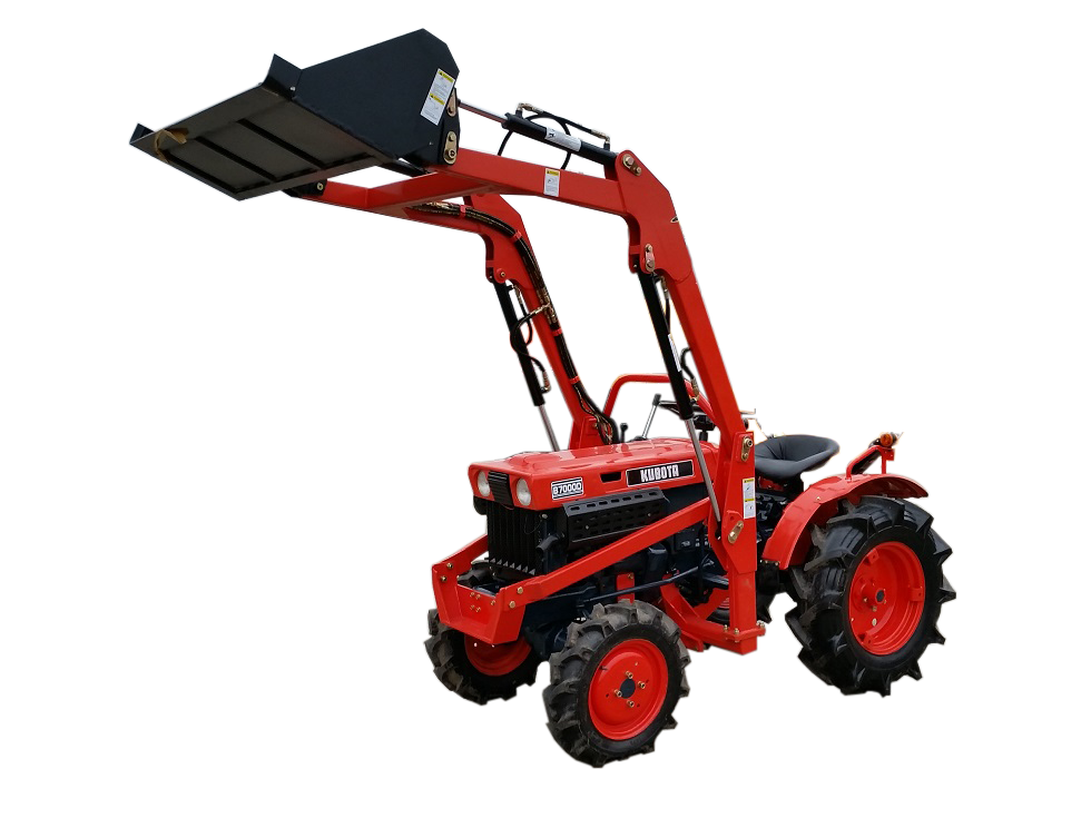 Kubota B7000 mit Frontlader | Kubota | Kleintraktoren | Fudex ...
