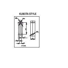 Dreipunktaufhängung Kubota Yanmar