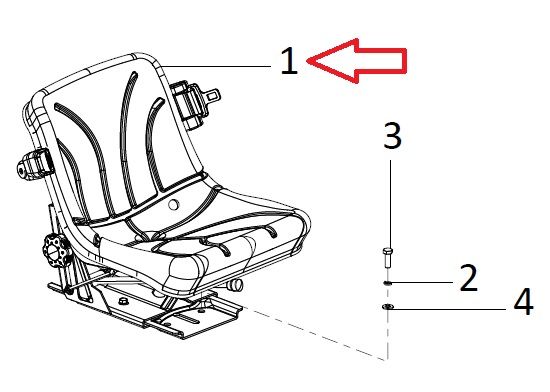 SEAT ASSEMBLY DRIVER (EXPORT)