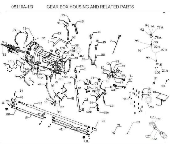 Lager für Hebel 4WD