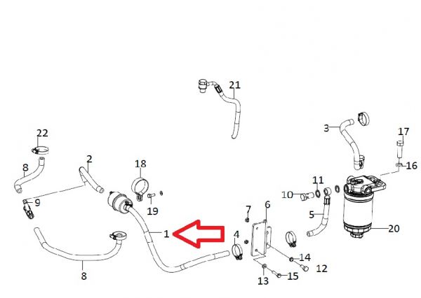 STRAINER FUEL TANK (COMPACT TRACTOR)