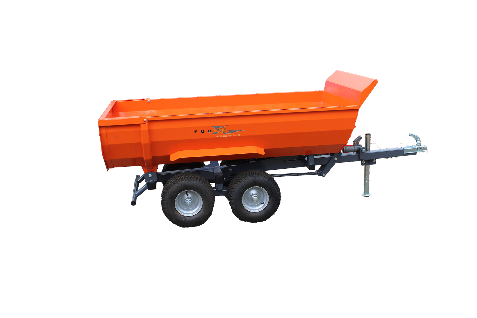 Fudex Heckmulde Anhänger für Traktor Schlepper Kleintraktor ohne StVO