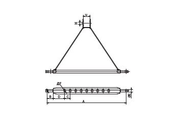 Anhängedreieck 730mm