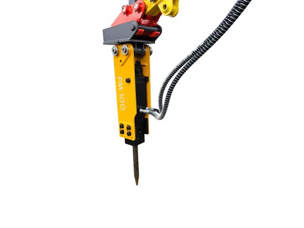 Hytec Hydraulikhammer / Abbruchhammer FM-100 - MS01 - für Minibagger bis 2t